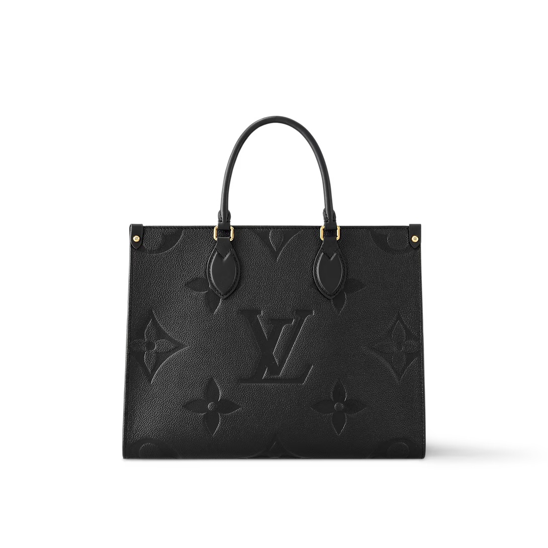 Onthego Mm Monogram Empreinte Leather Black M45595