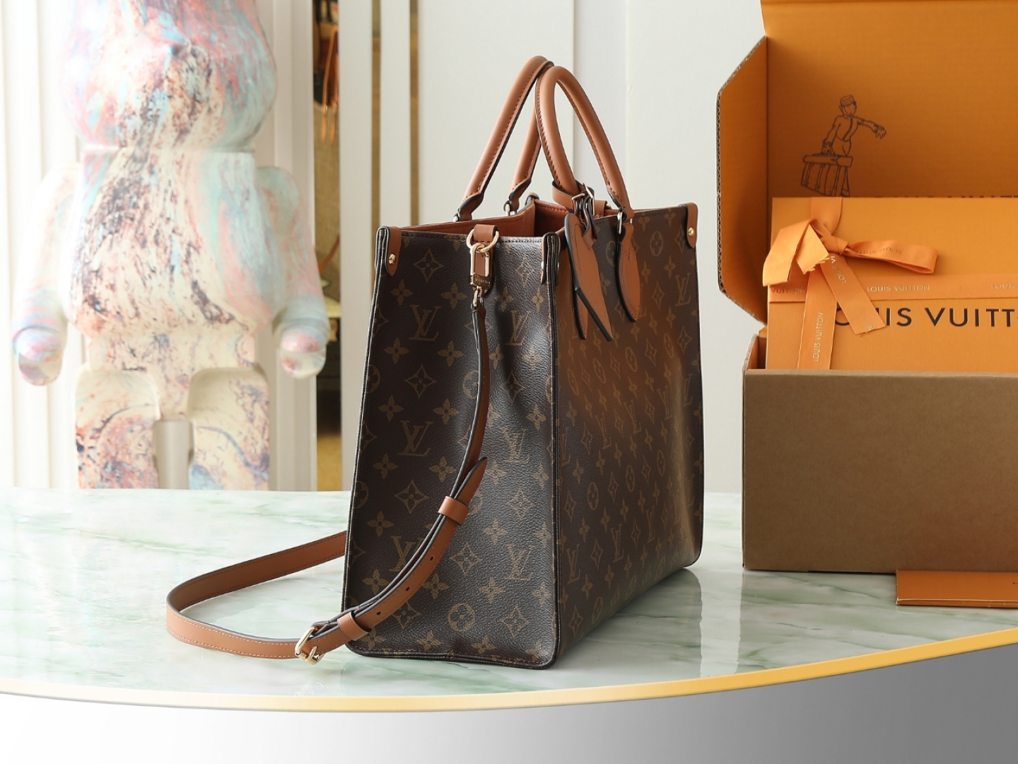 Onthego Organizer Monogram Tote M14235