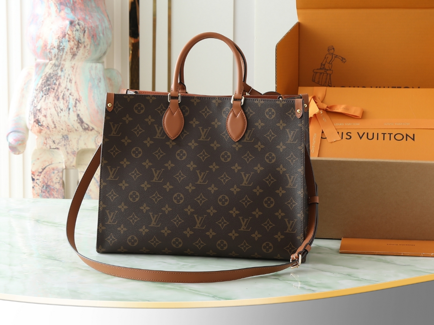 Onthego Organizer Monogram Tote M14235