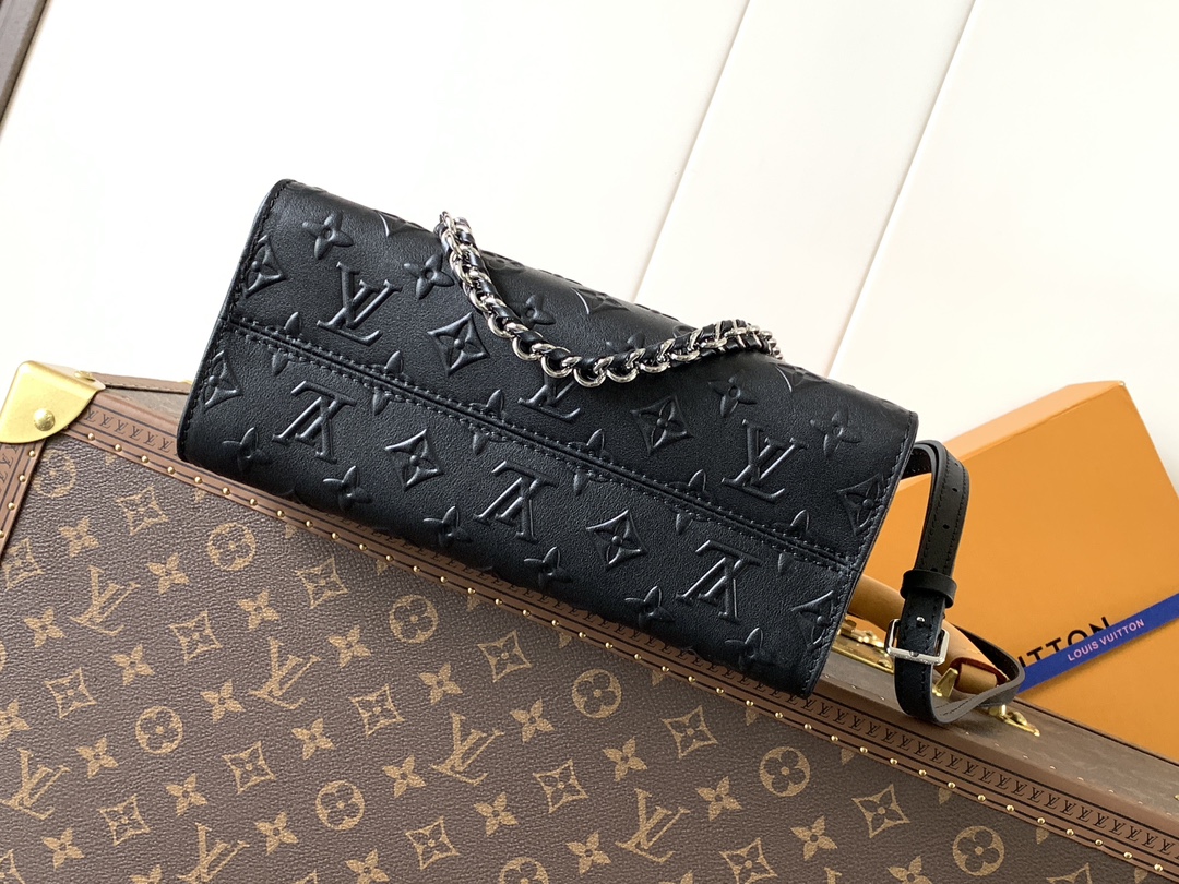 Onthego Pm Black Calf Leather M14576