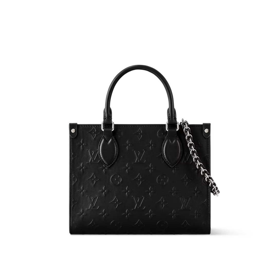Onthego Pm Black Calf Leather M14576