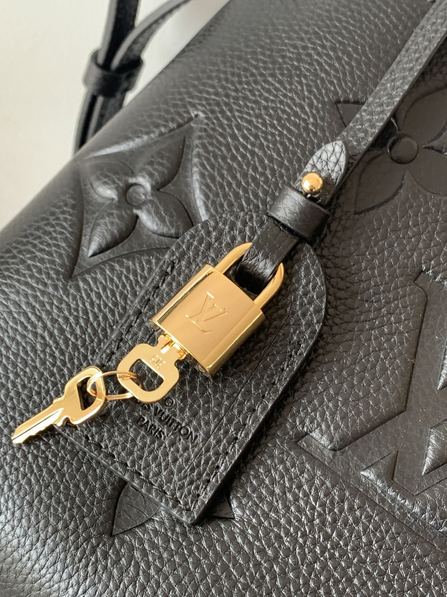 Petit Palais Handbags Monogram Empreinte Leather Black M58916
