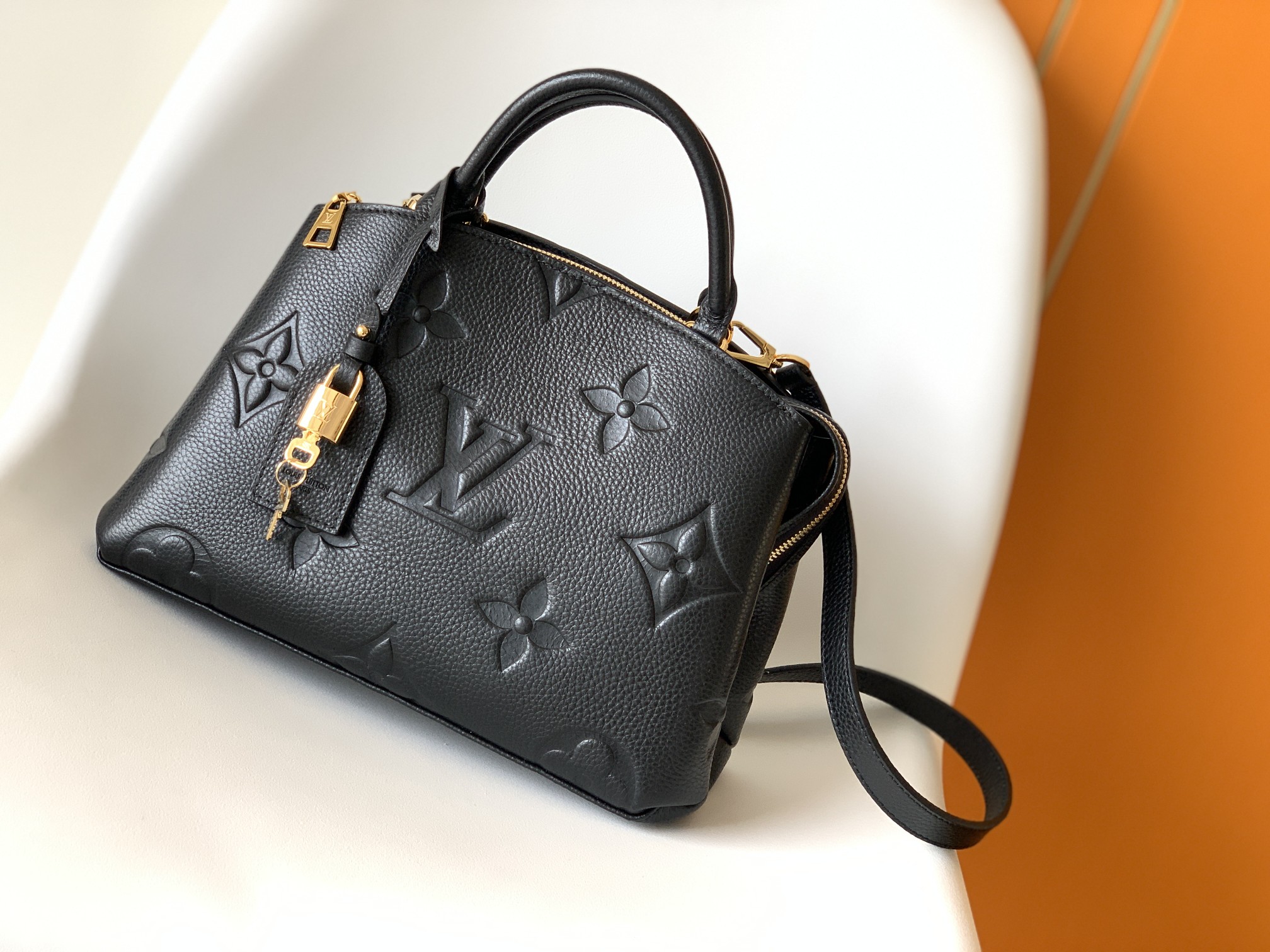 Petit Palais Handbags Monogram Empreinte Leather Black M58916