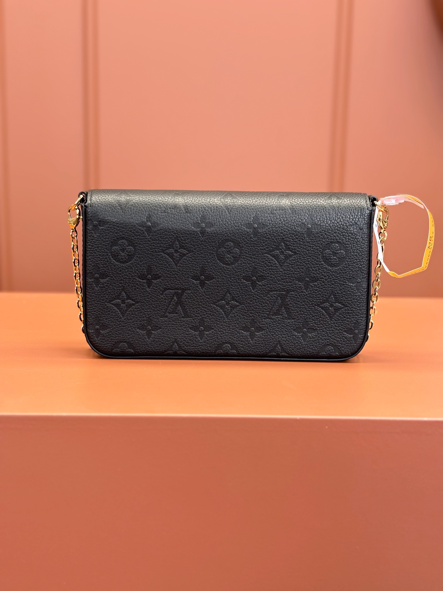 Pochette Félicie Monogram Empreinte Leather Black M82477