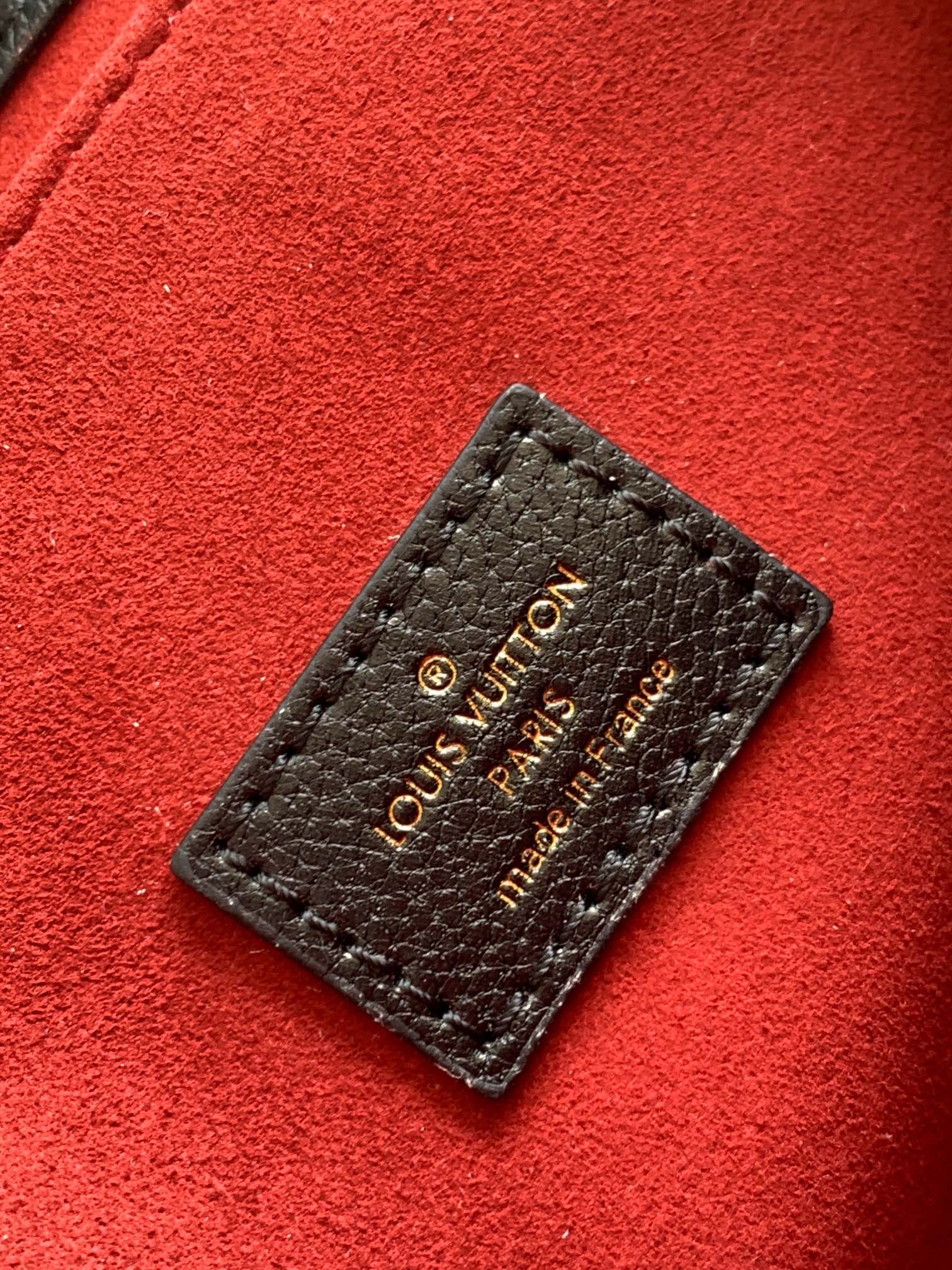 Pochette Métis Bicolor Monogram Empreinte Leather Bag Black/Beige M45773