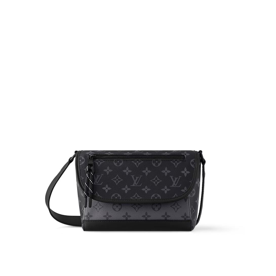 Pulse Messenger Bag Monogram Eclipse M12681