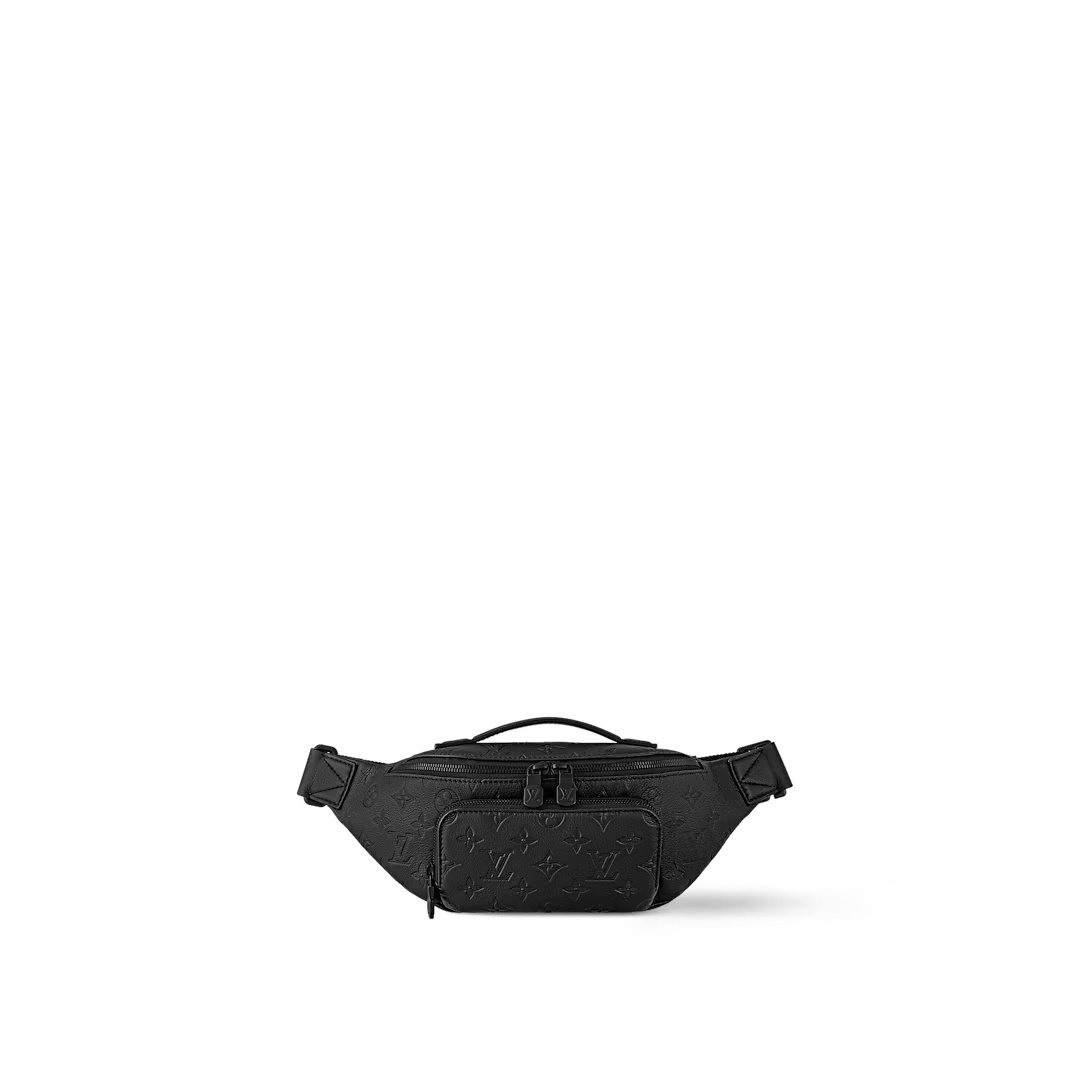 Rush Bumbag G65 Black Monogram Shadow Calfskin Leather M47058