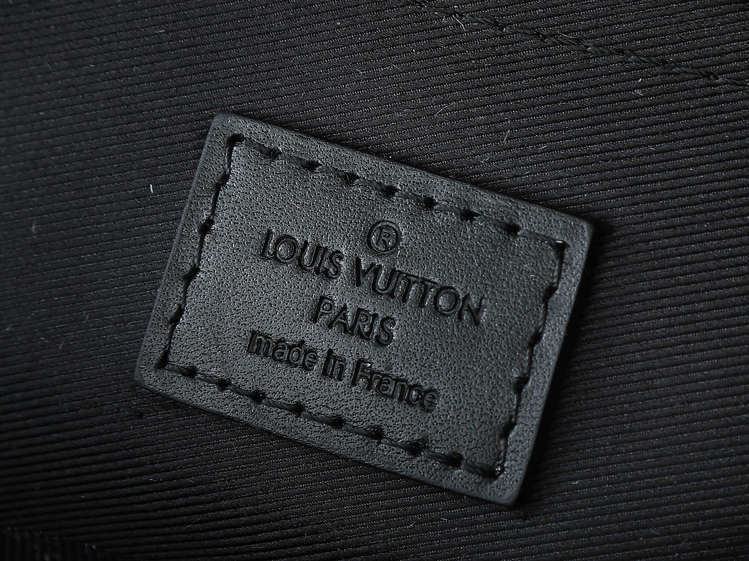 S Lock Messenger Bag Black Monogram Taurillon M58489