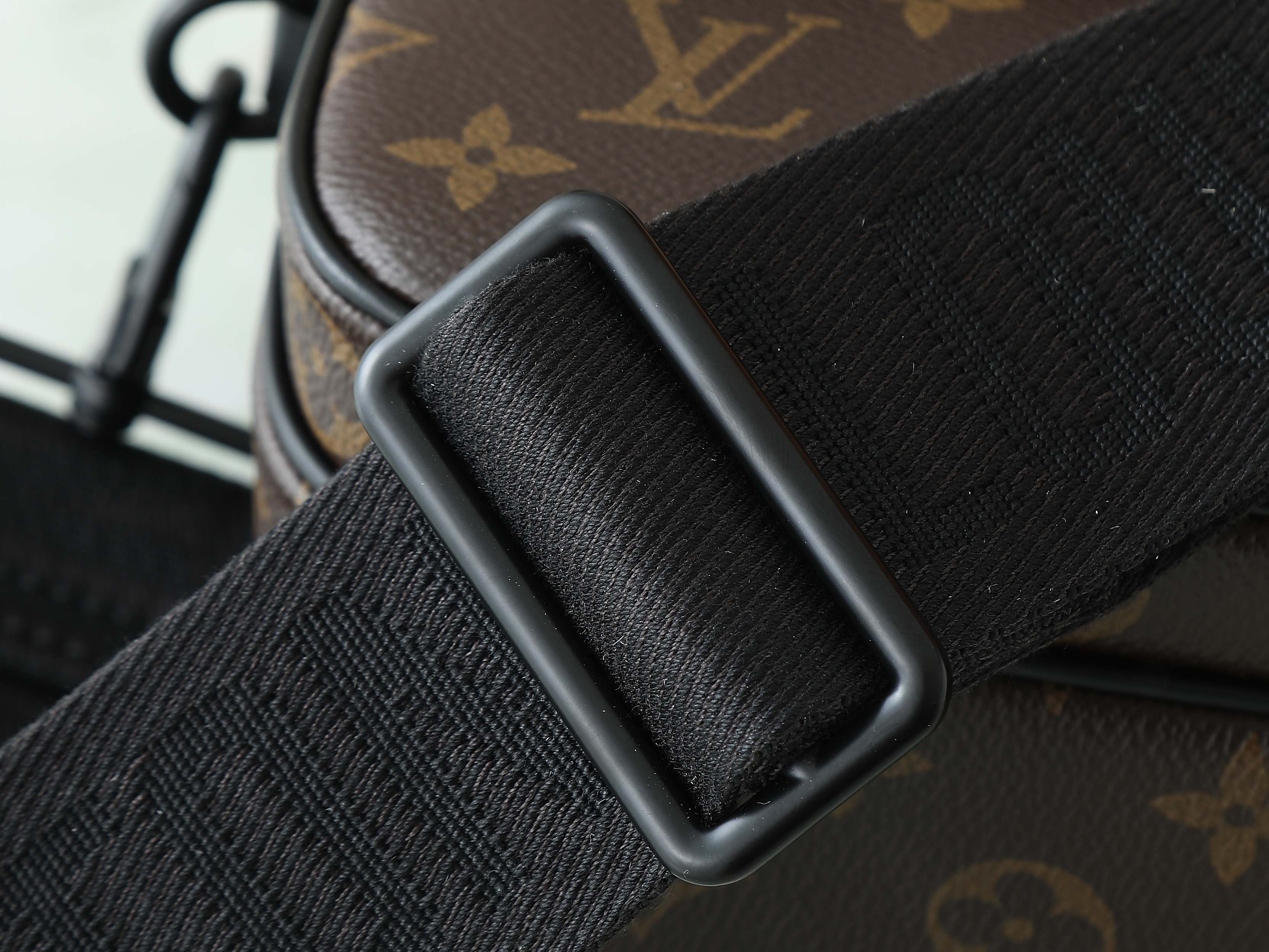S Lock Messenger Bag Monogram Macassar M45806