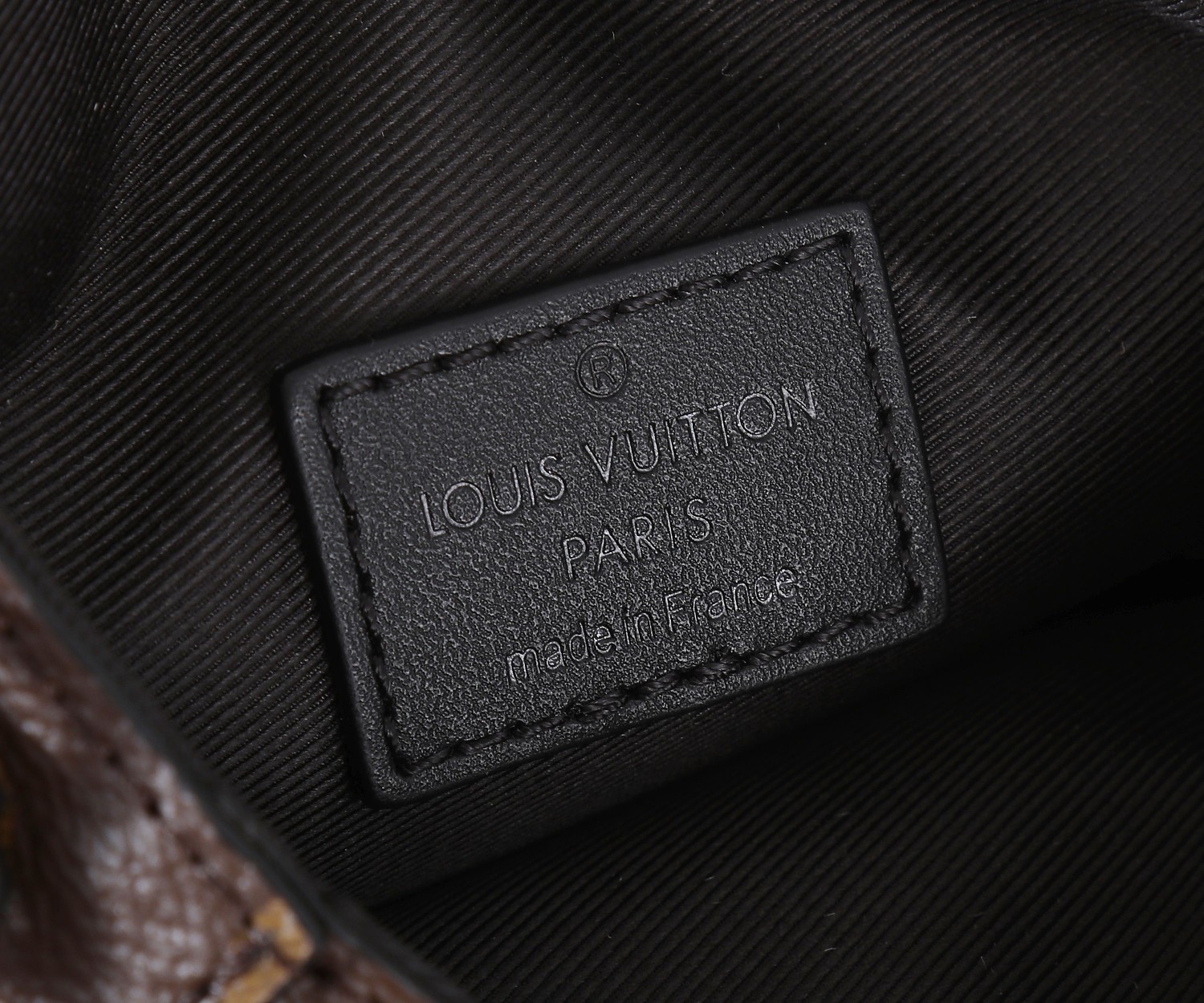 S-Lock Vertical Wearable Wallet Black Monogram Macassar M81522