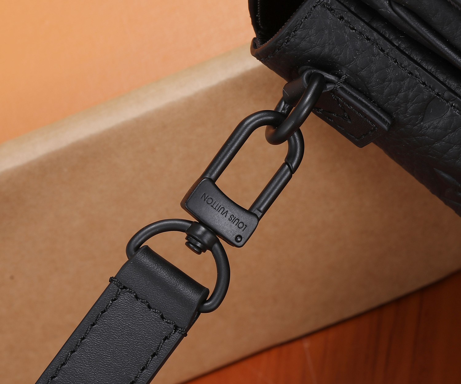 S-Lock Vertical Wearable Wallet Black Taurillon Monogram Leather M81524