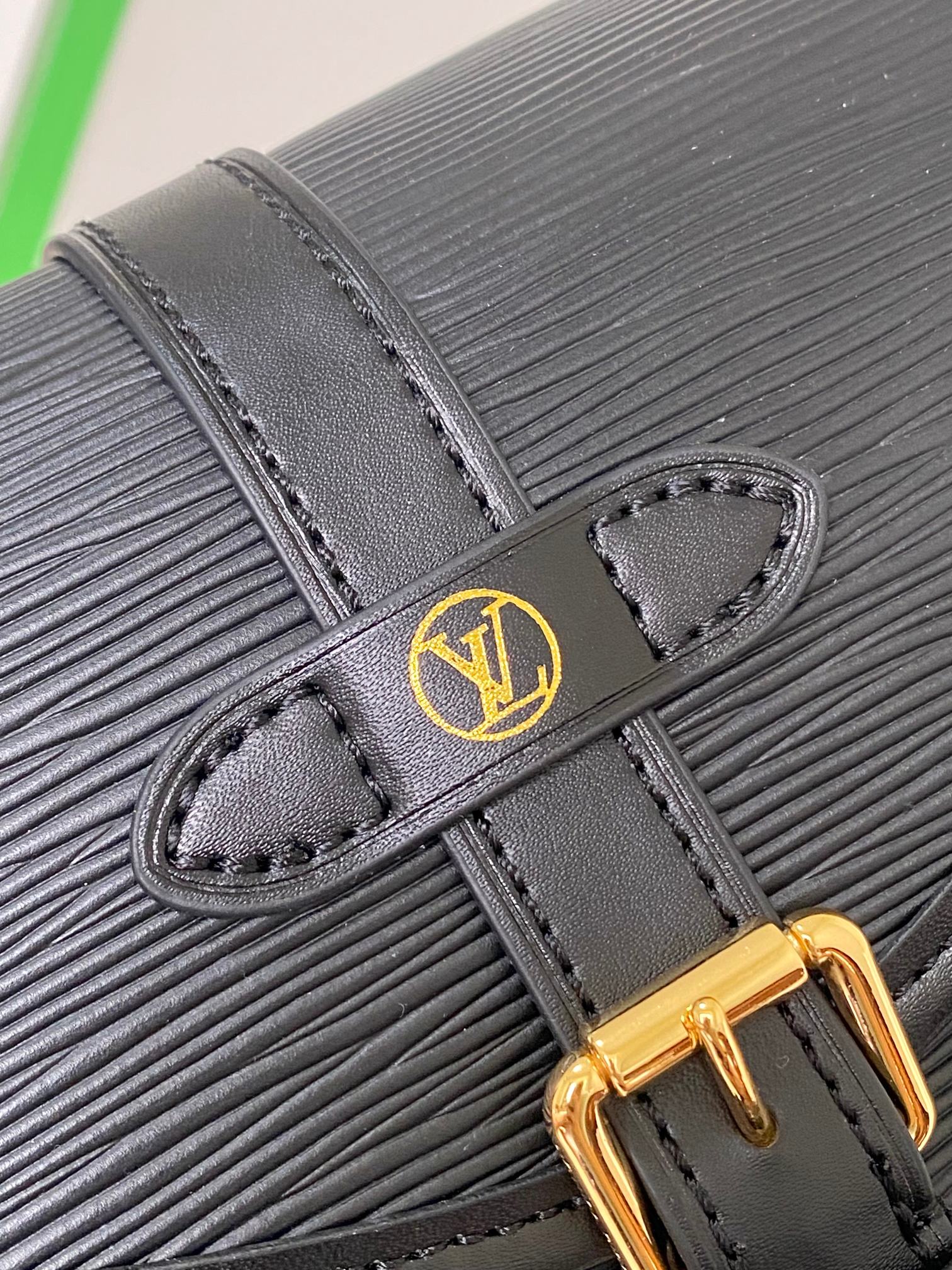Saumur Bb Bag Epi Leather Black M23469
