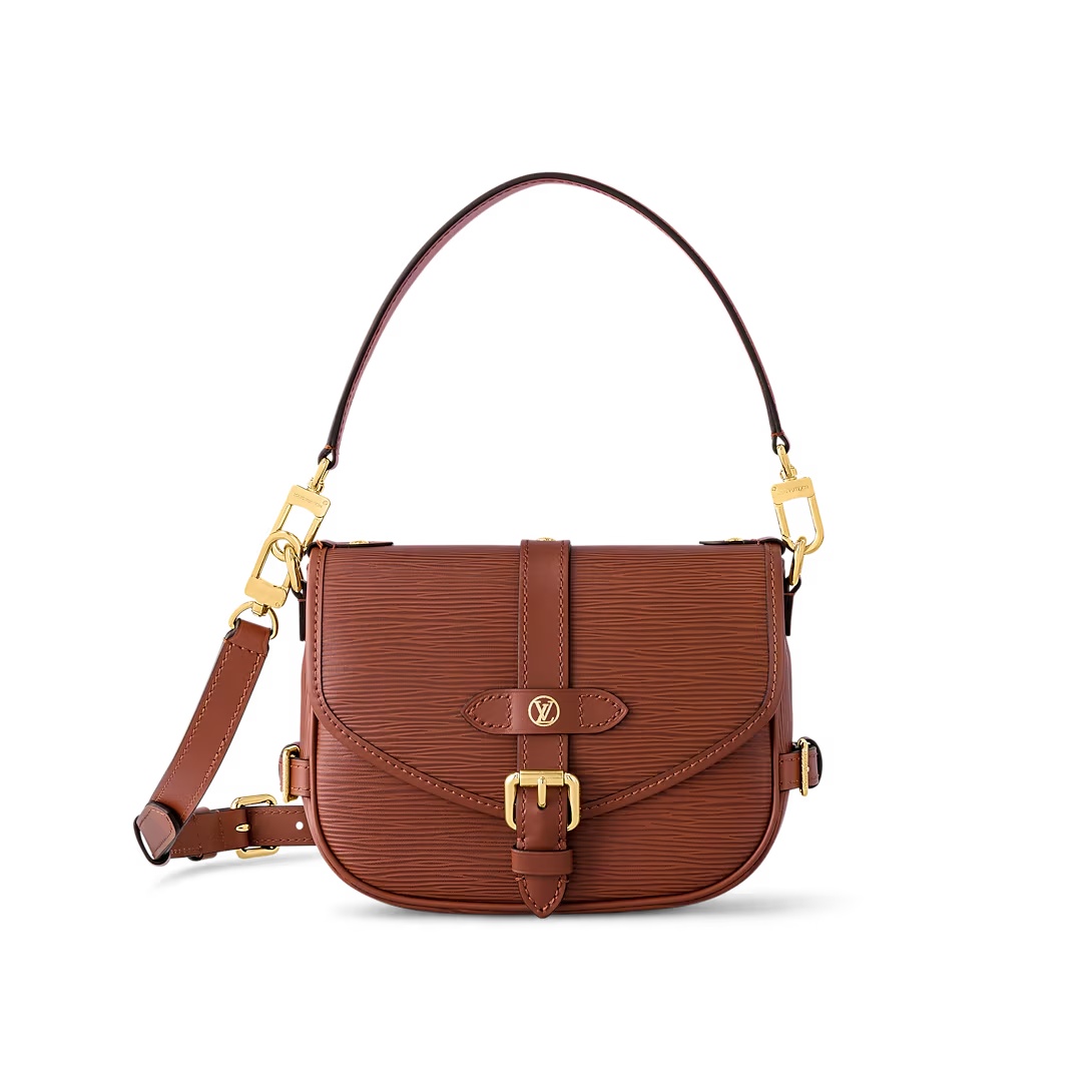 Saumur Bb Bag Epi Leather Cognac M23470
