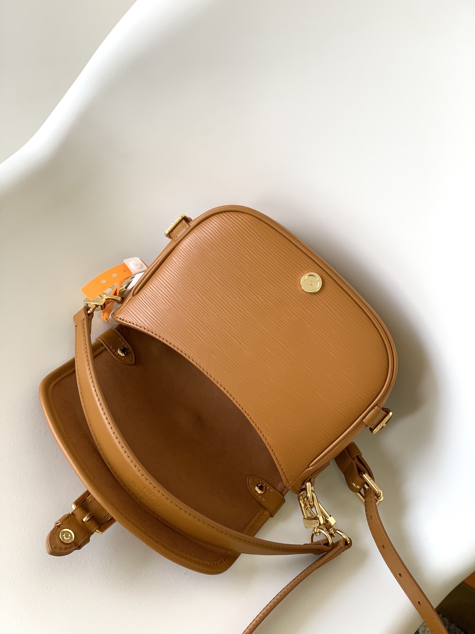 Saumur Bb Bag Epi Leather Saffron M23471