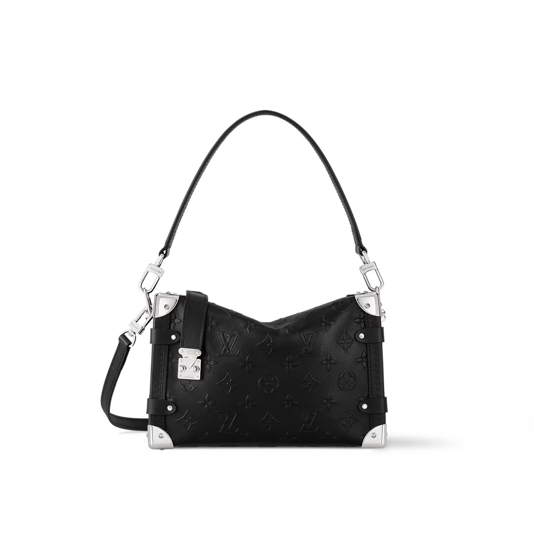 Side Trunk Mm Handbags Black Calf Leather M14572