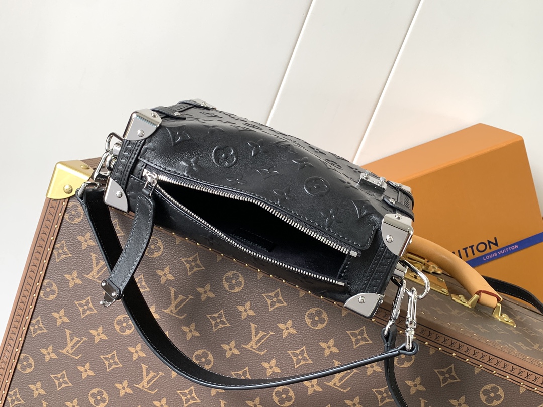 Side Trunk Mm Handbags Black Calf Leather M14572