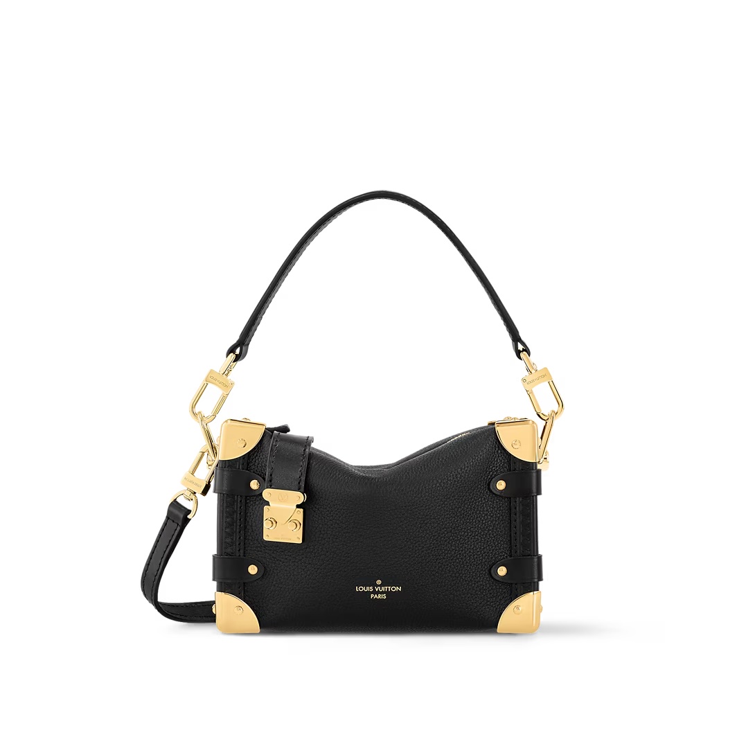 Side Trunk Pm Handbags H27 Black Calfskin M23817
