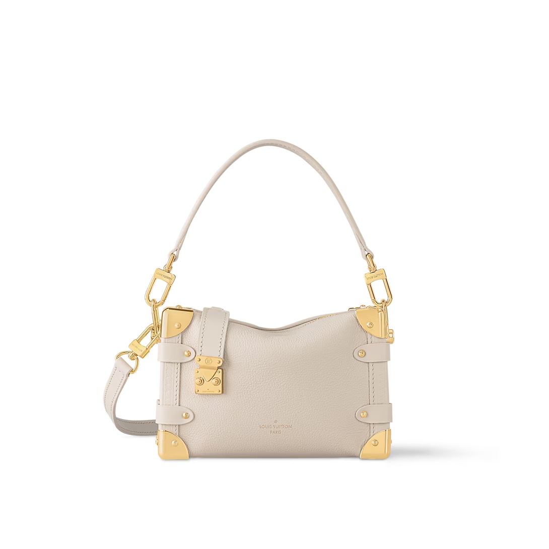 Side Trunk Pm Handbags H27 Chalk Calfskin M23915