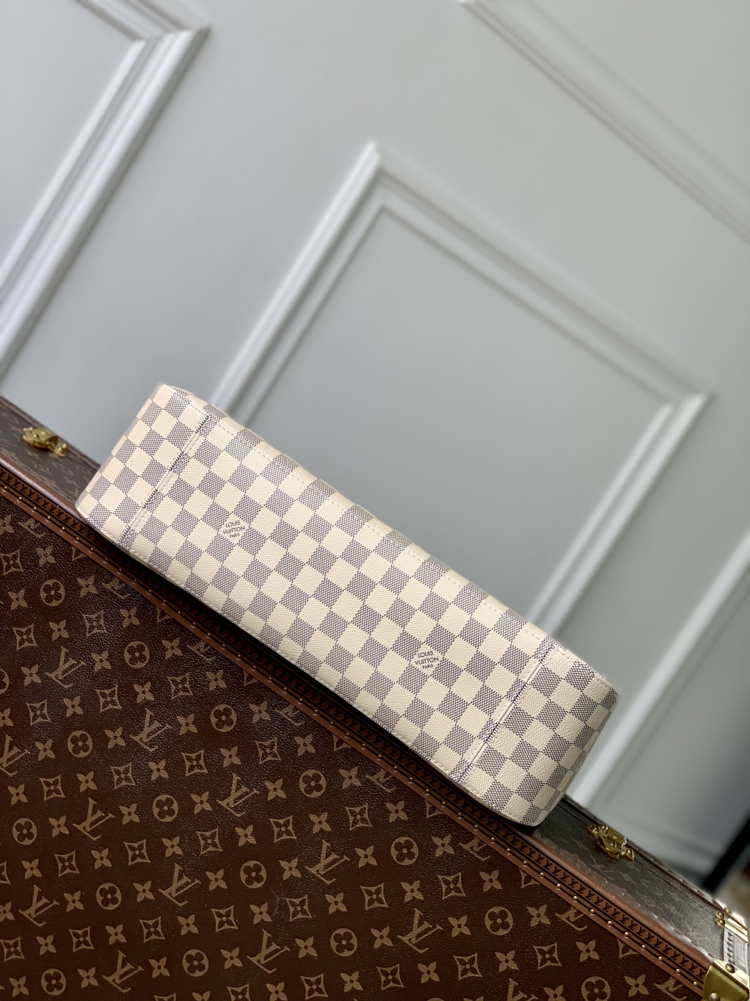 Slouchy Mm Handbags Damier Azur N00126