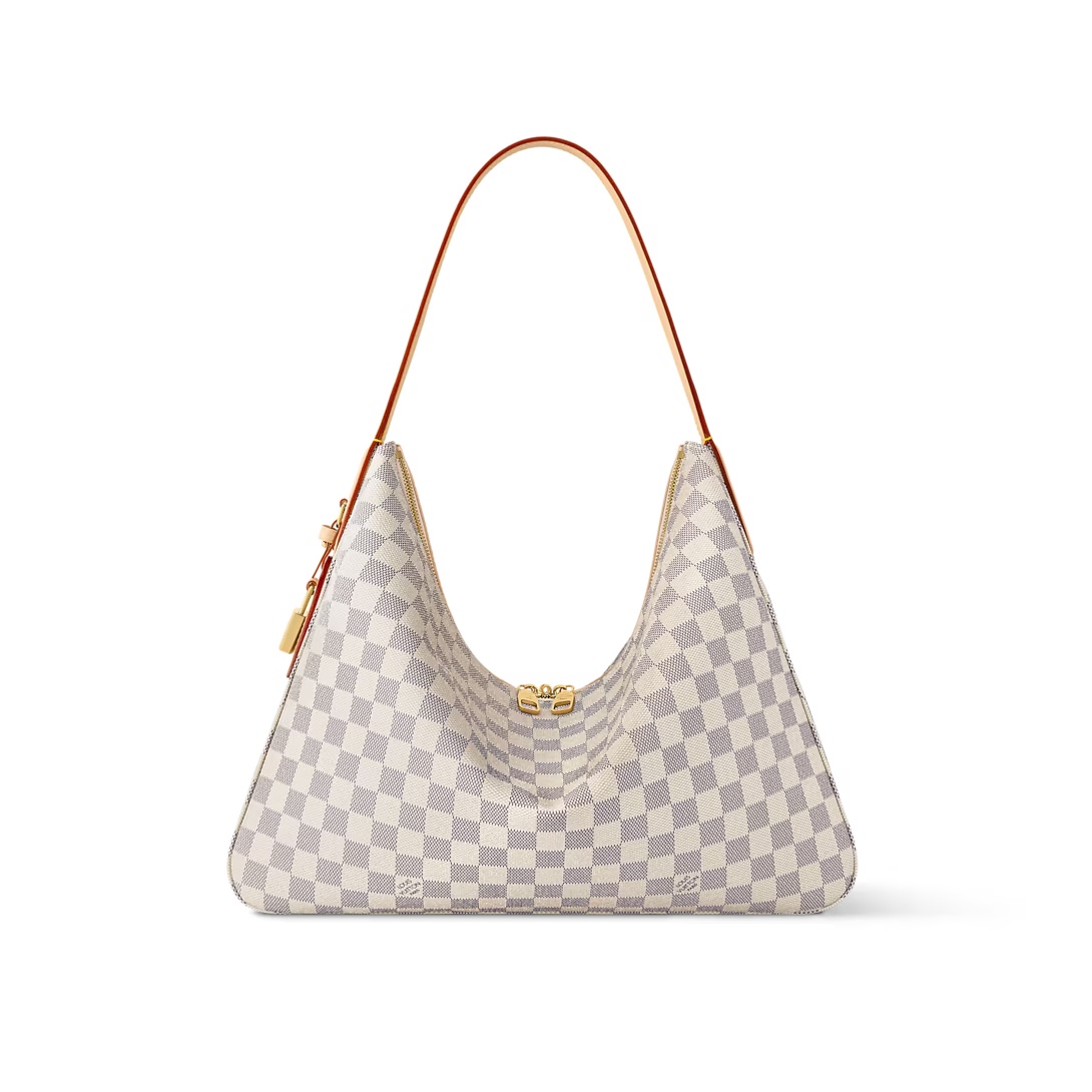 Slouchy Mm Handbags Damier Azur N00126