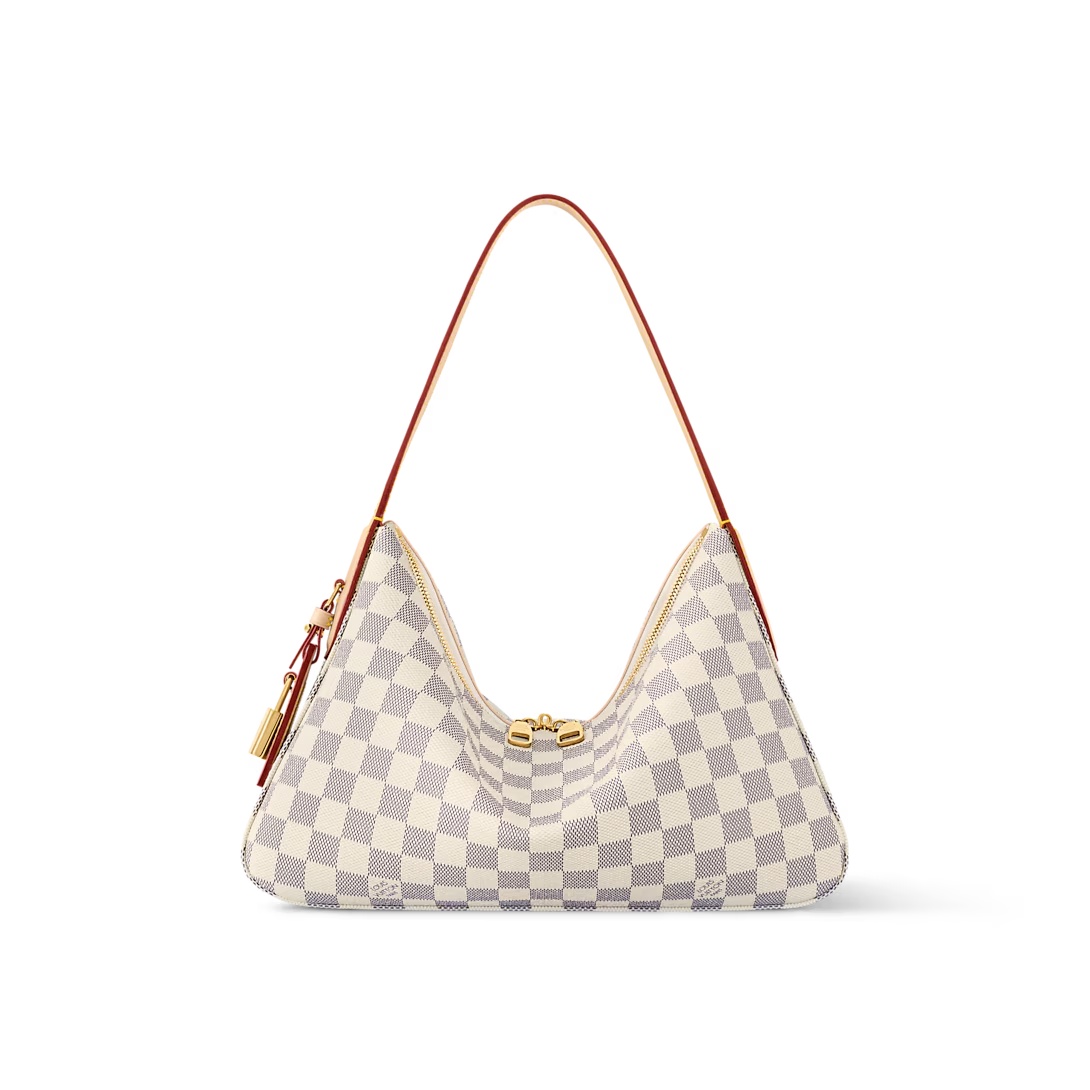 Slouchy Pm Handbags Damier Azur N00116