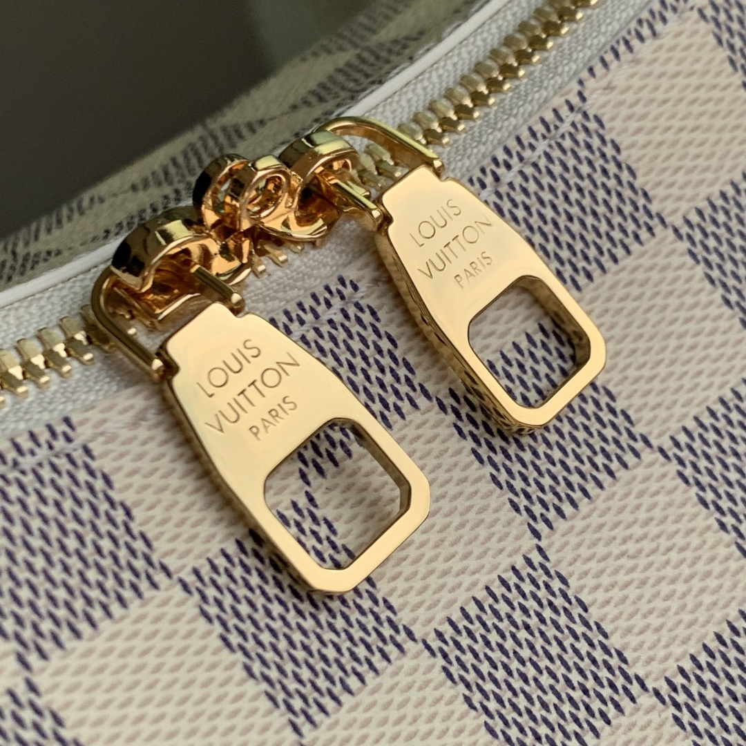 Slouchy Pm Handbags Damier Azur N00116
