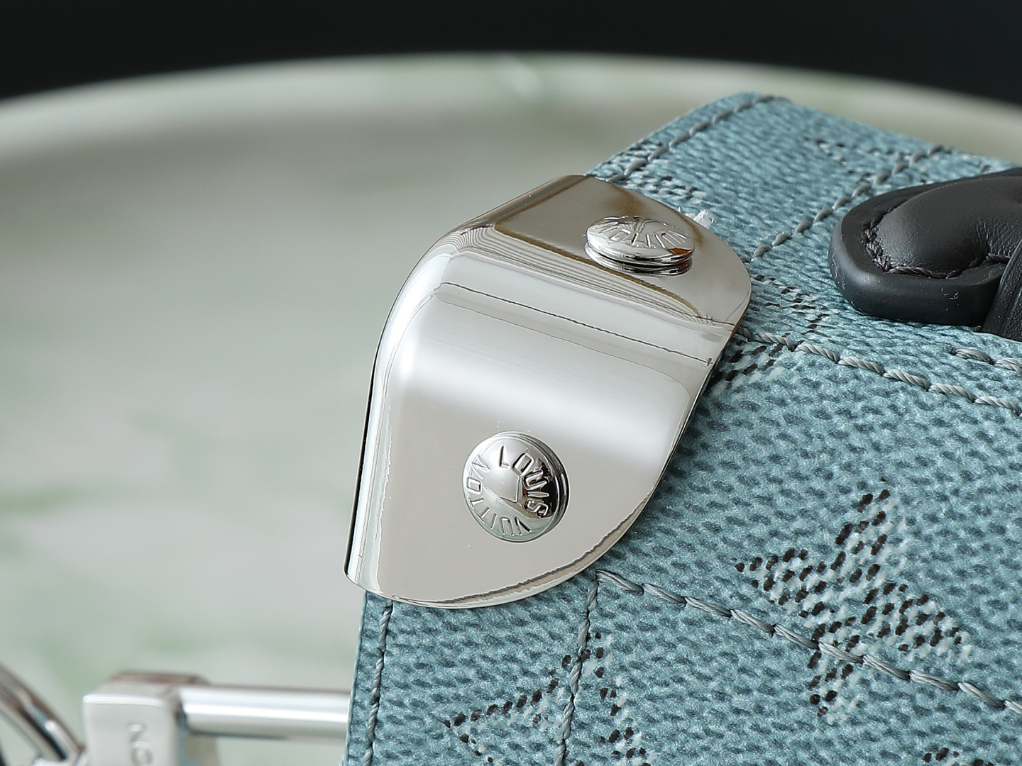 Soul Trunk Bag G71 Blue Monogram Heritage M15035