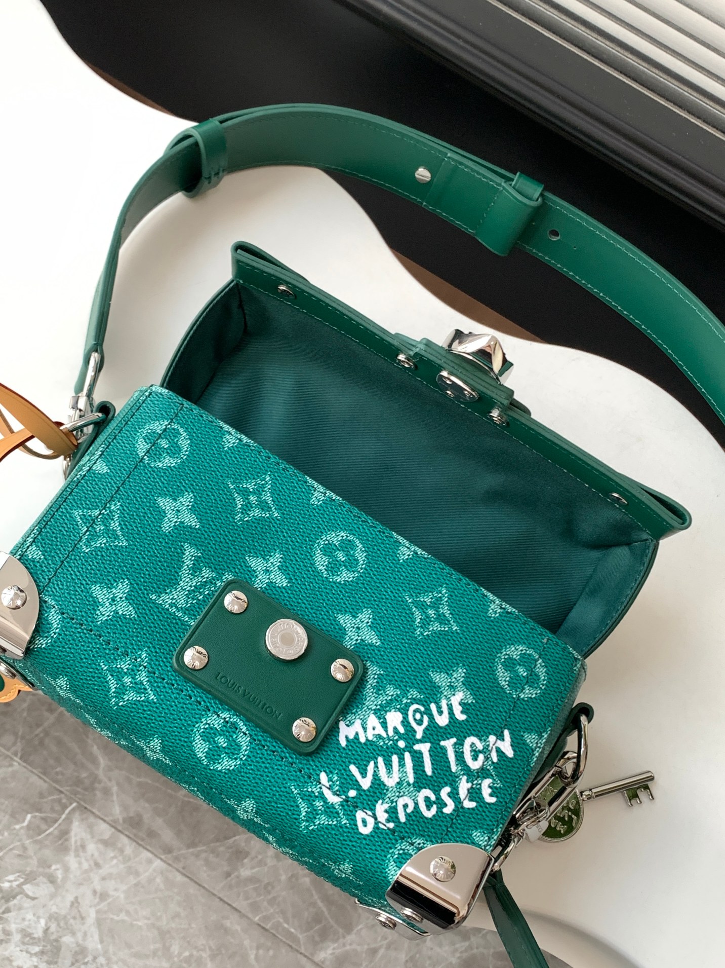 Soul Trunk Bag G71 Green Monogram Heritage M12686
