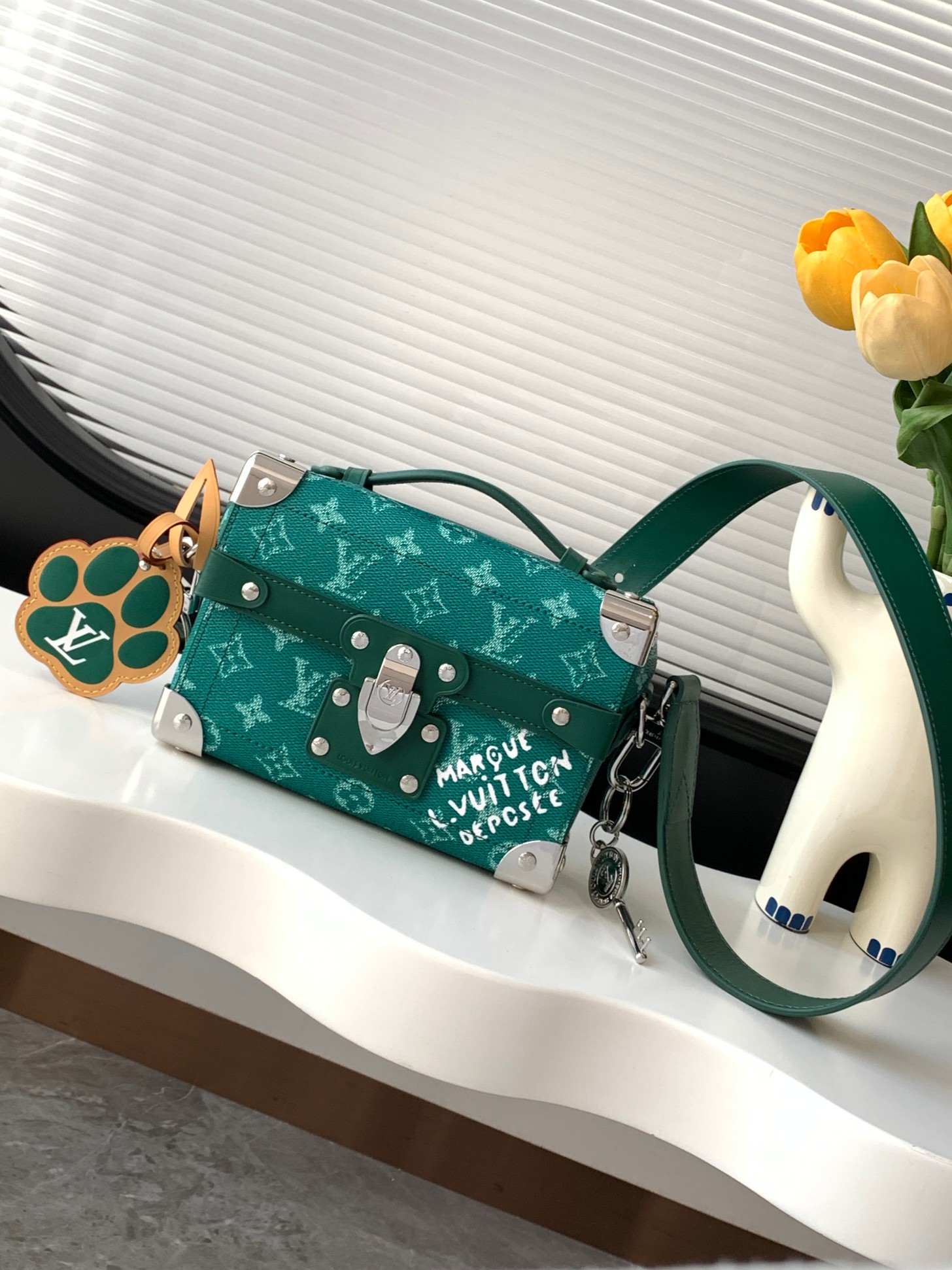 Soul Trunk Bag G71 Green Monogram Heritage M12686