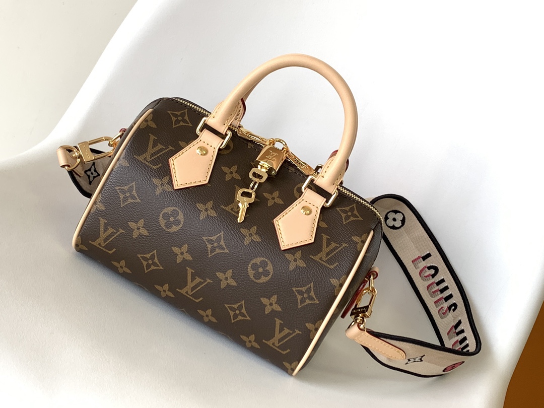 Speedy Bandoulière 20 Monogram Black M46234