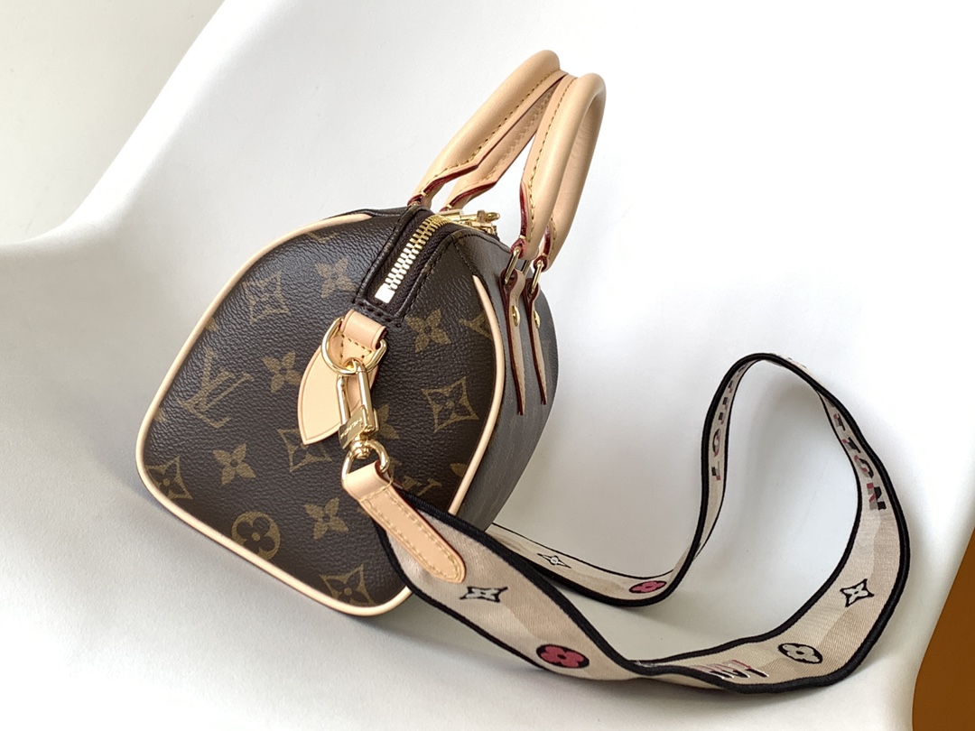 Speedy Bandoulière 20 Monogram Black M46234