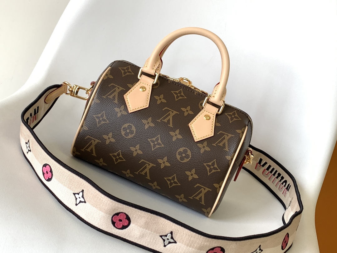 Speedy Bandoulière 20 Monogram Black M46234