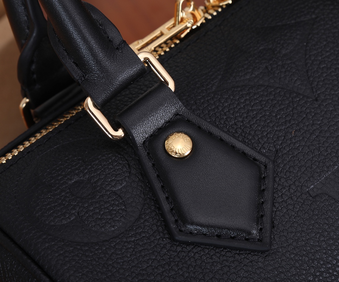 Speedy Bandoulière 20 Monogram Empreinte Leather Black M58953