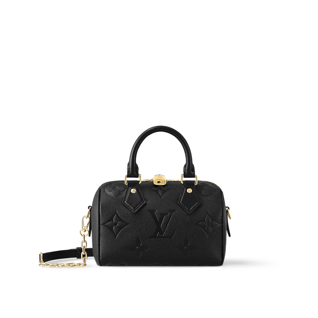 Speedy Bandoulière 20 Monogram Empreinte Leather Black M58953