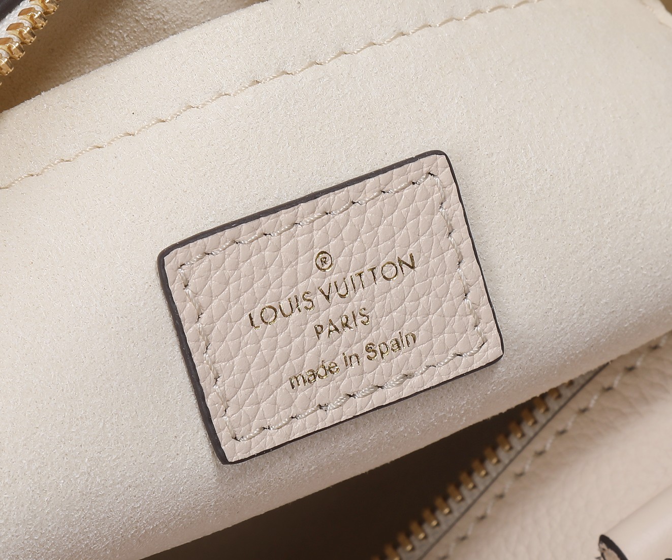 Speedy Bandoulière 20 Monogram Empreinte Leather Crème Beige M58954