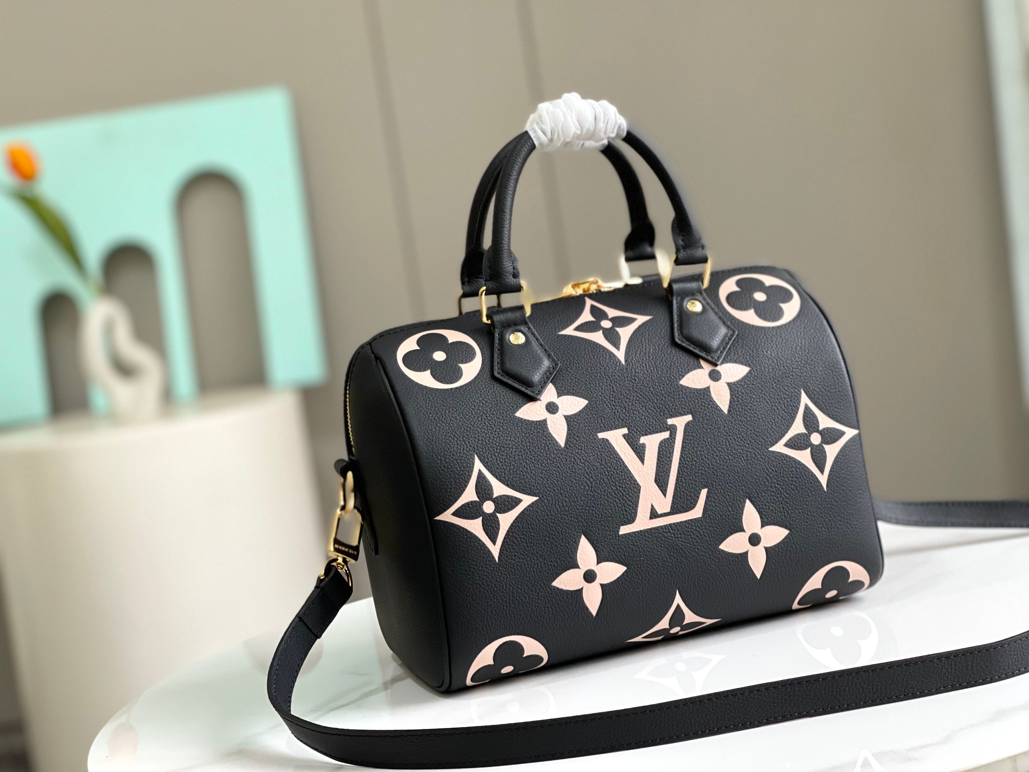 Speedy Bandoulière 25 Bicolor Monogram Empreinte Leather M58947