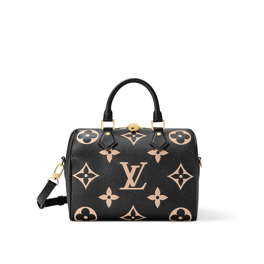 Speedy Bandoulière 25 Bicolor Monogram Empreinte Leather M58947