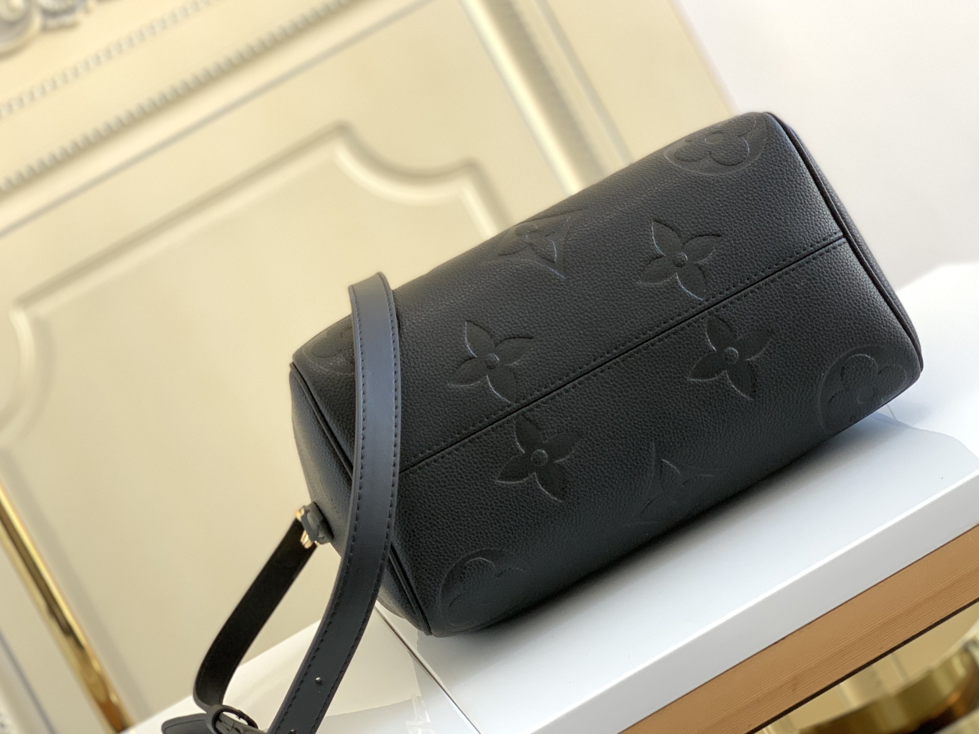 Speedy Bandoulière 25 Monogram Empreinte Leather Black M58951