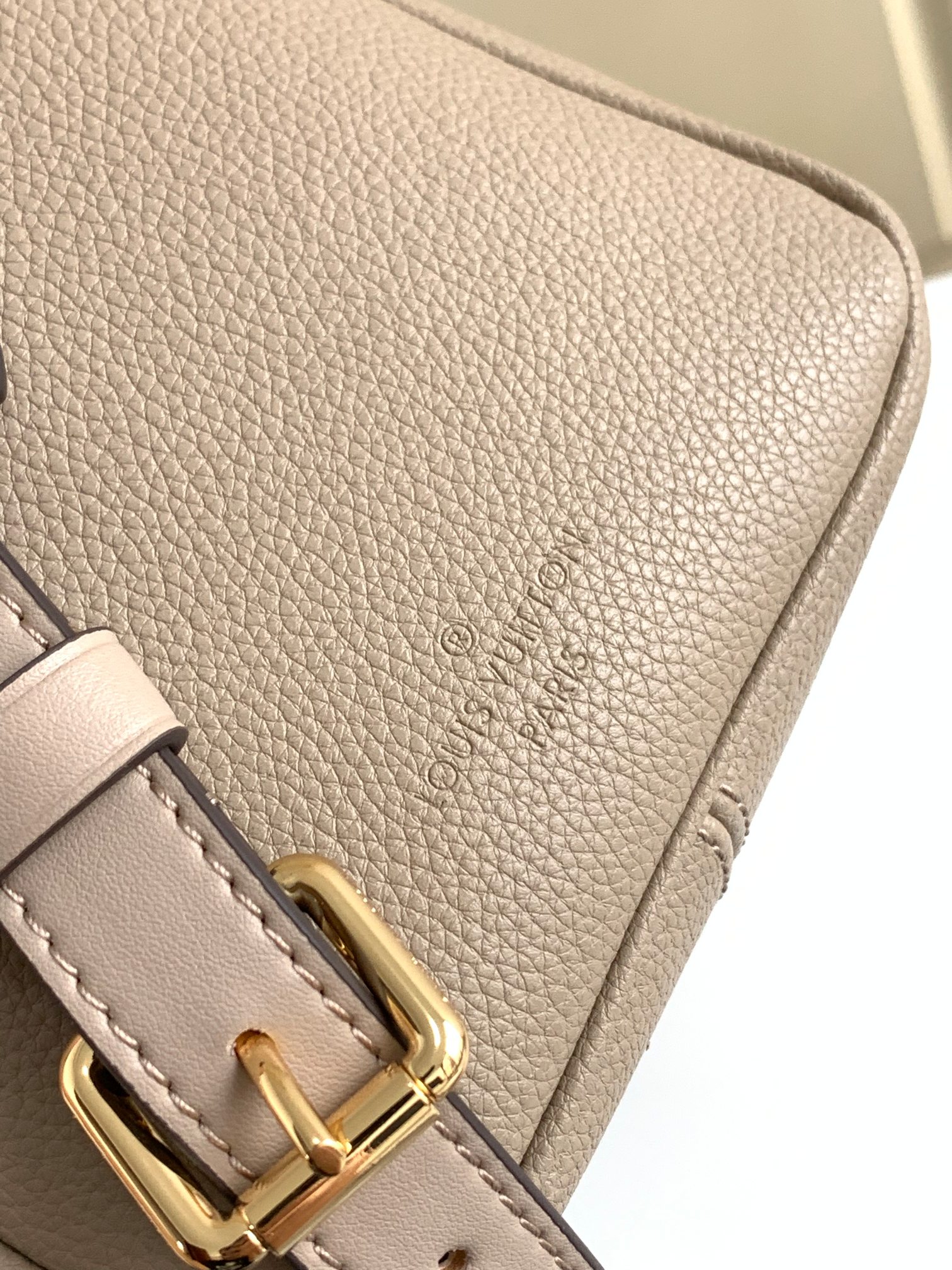 Speedy Bandoulière 25 Monogram Empreinte Leather Turtledove M59273