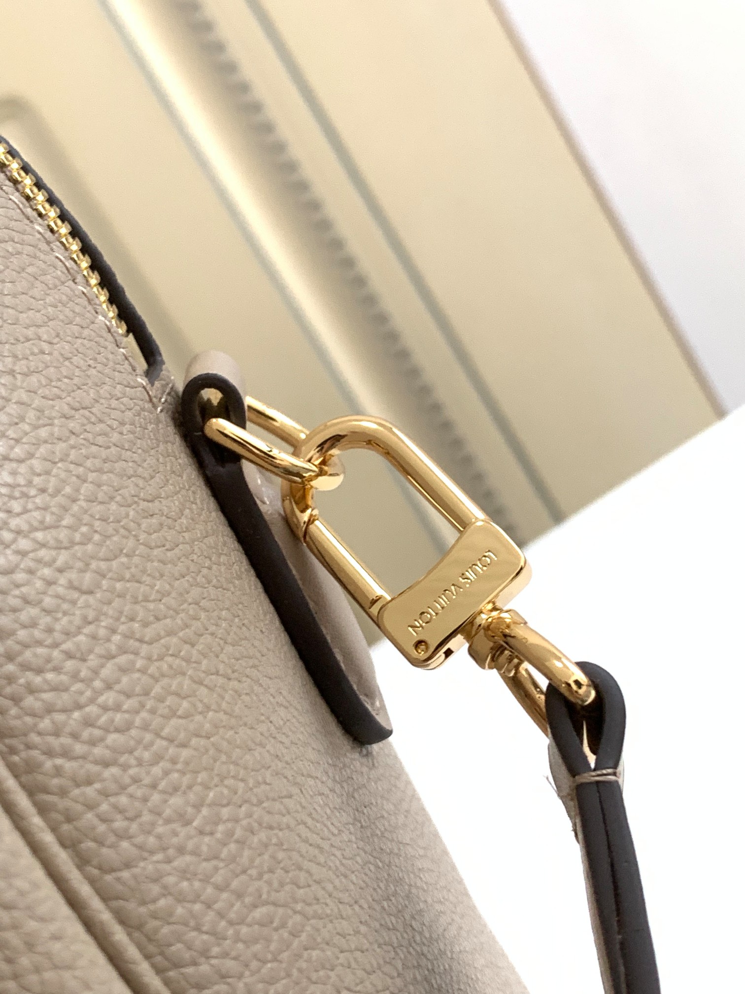Speedy Bandoulière 25 Monogram Empreinte Leather Turtledove M59273