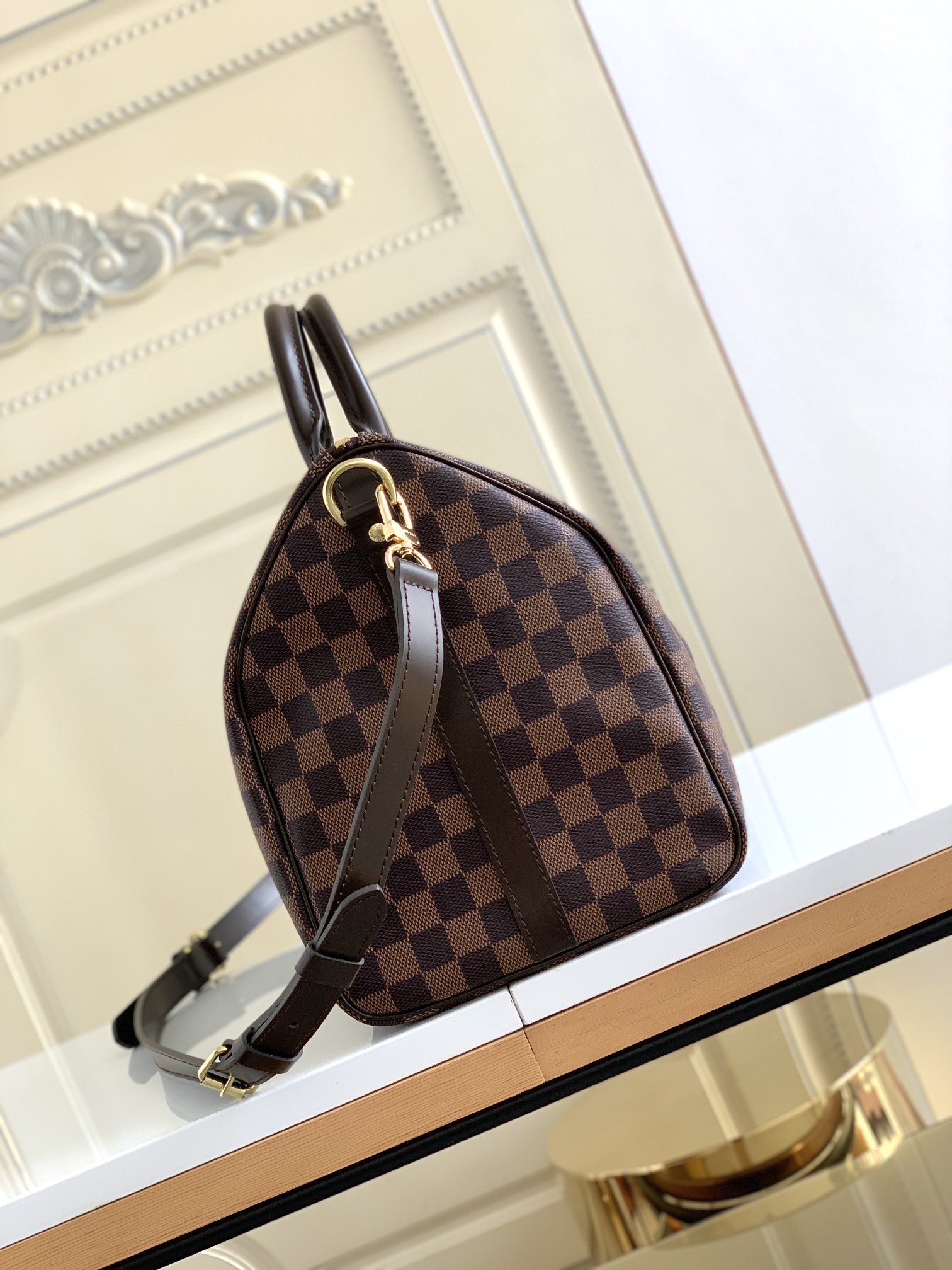 Speedy Bandoulière 35 Damier Ebene N41366