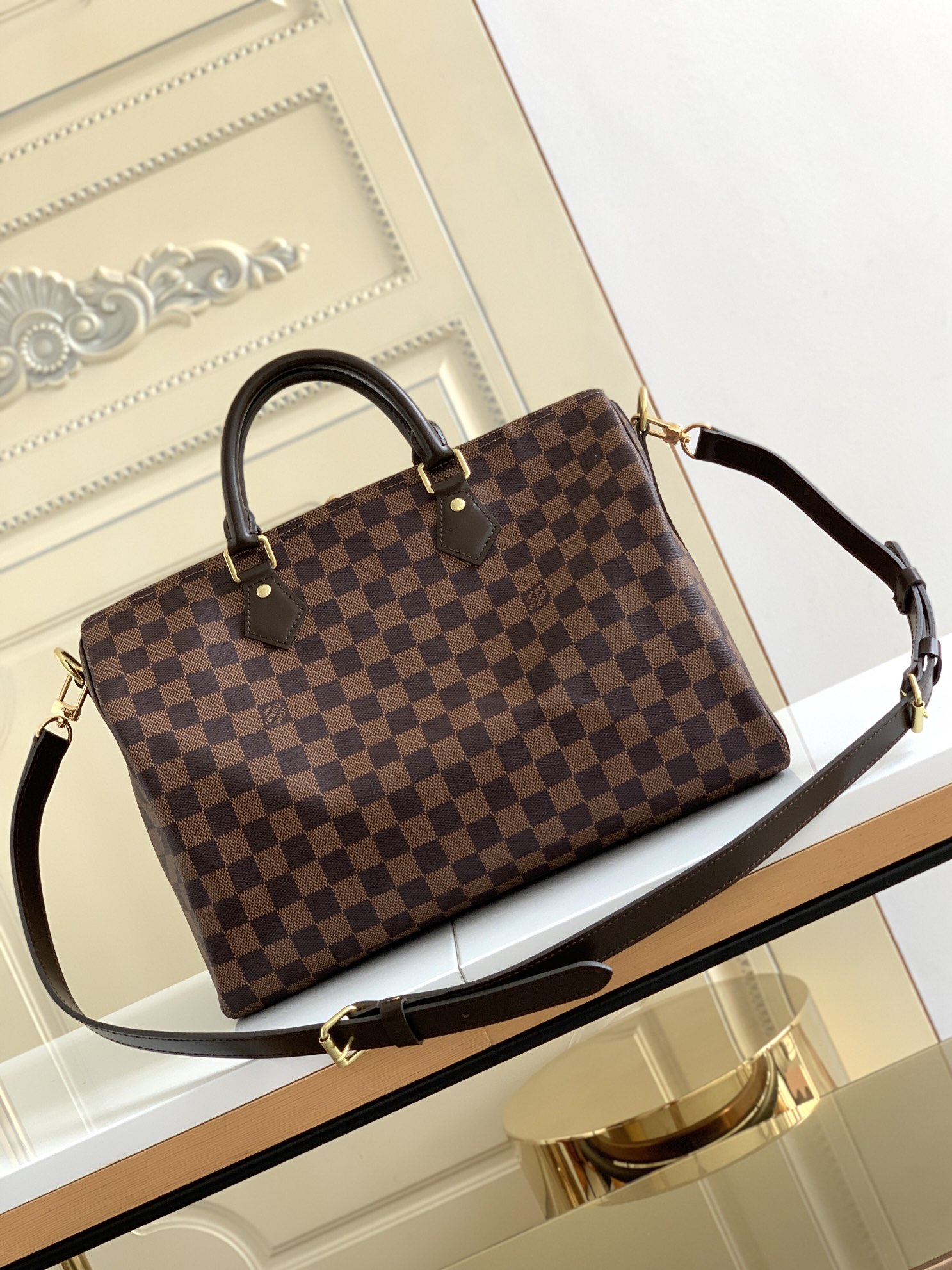 Speedy Bandoulière 35 Damier Ebene N41366