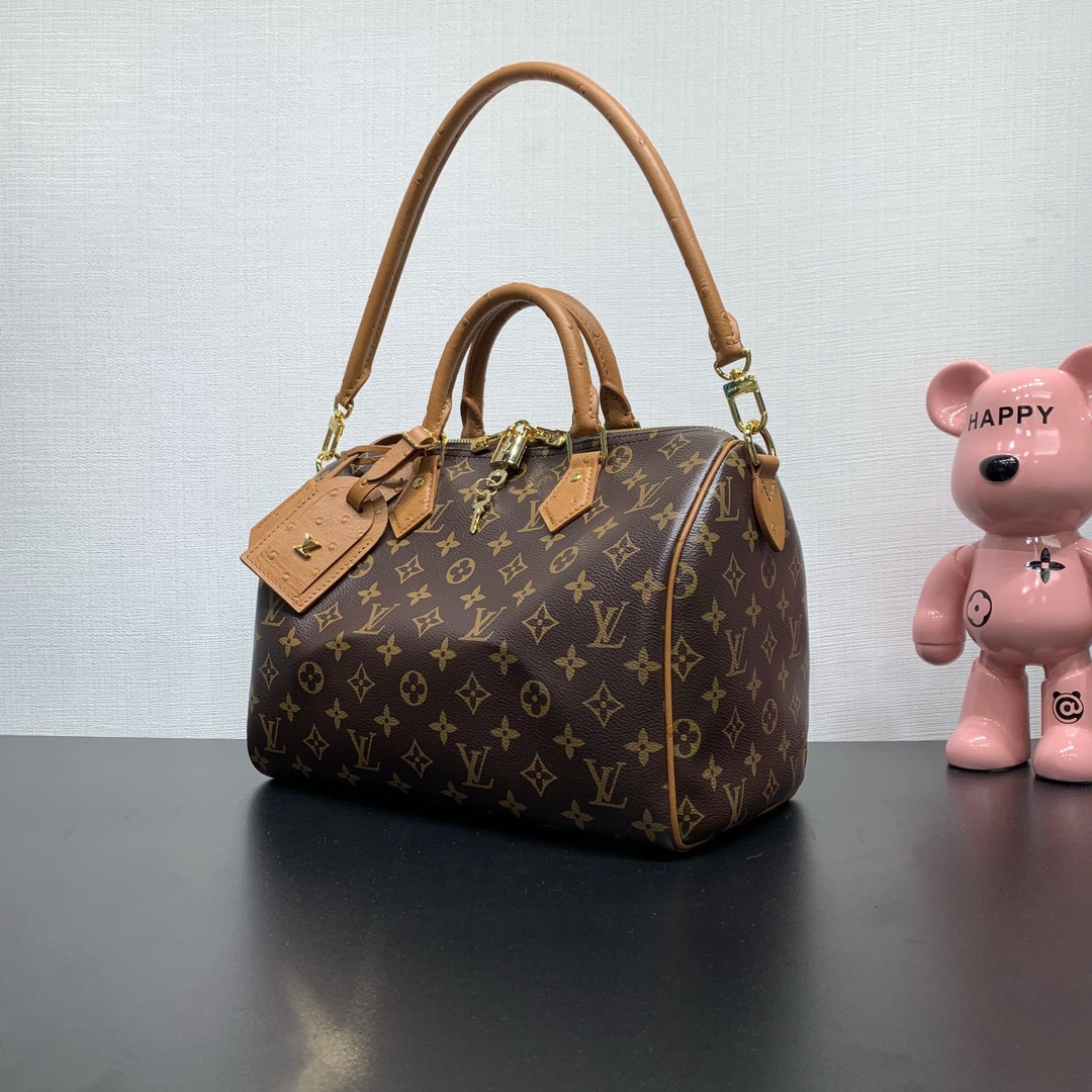 Speedy Soft 30 Boho Monogram Tan N87212