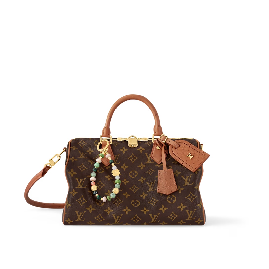 Speedy Soft 30 Boho Monogram Tan N87212