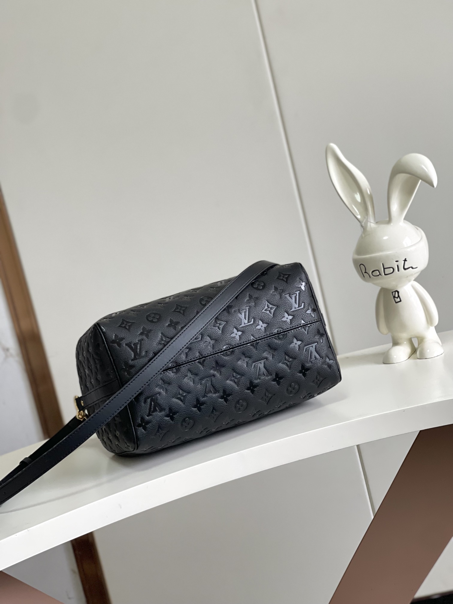 Speedy Soft 30 Dark Monogram Empreinte Leather M47186