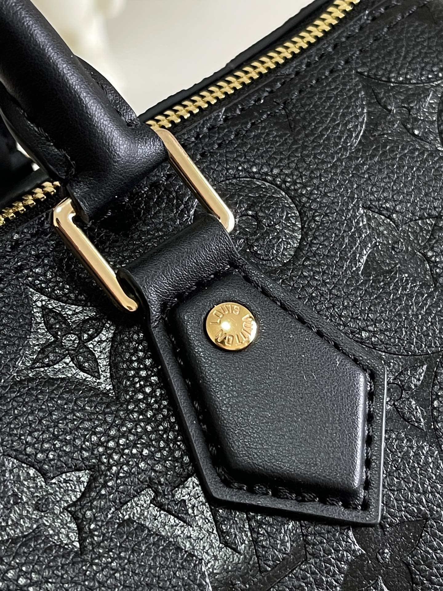 Speedy Soft 30 Dark Monogram Empreinte Leather M47186