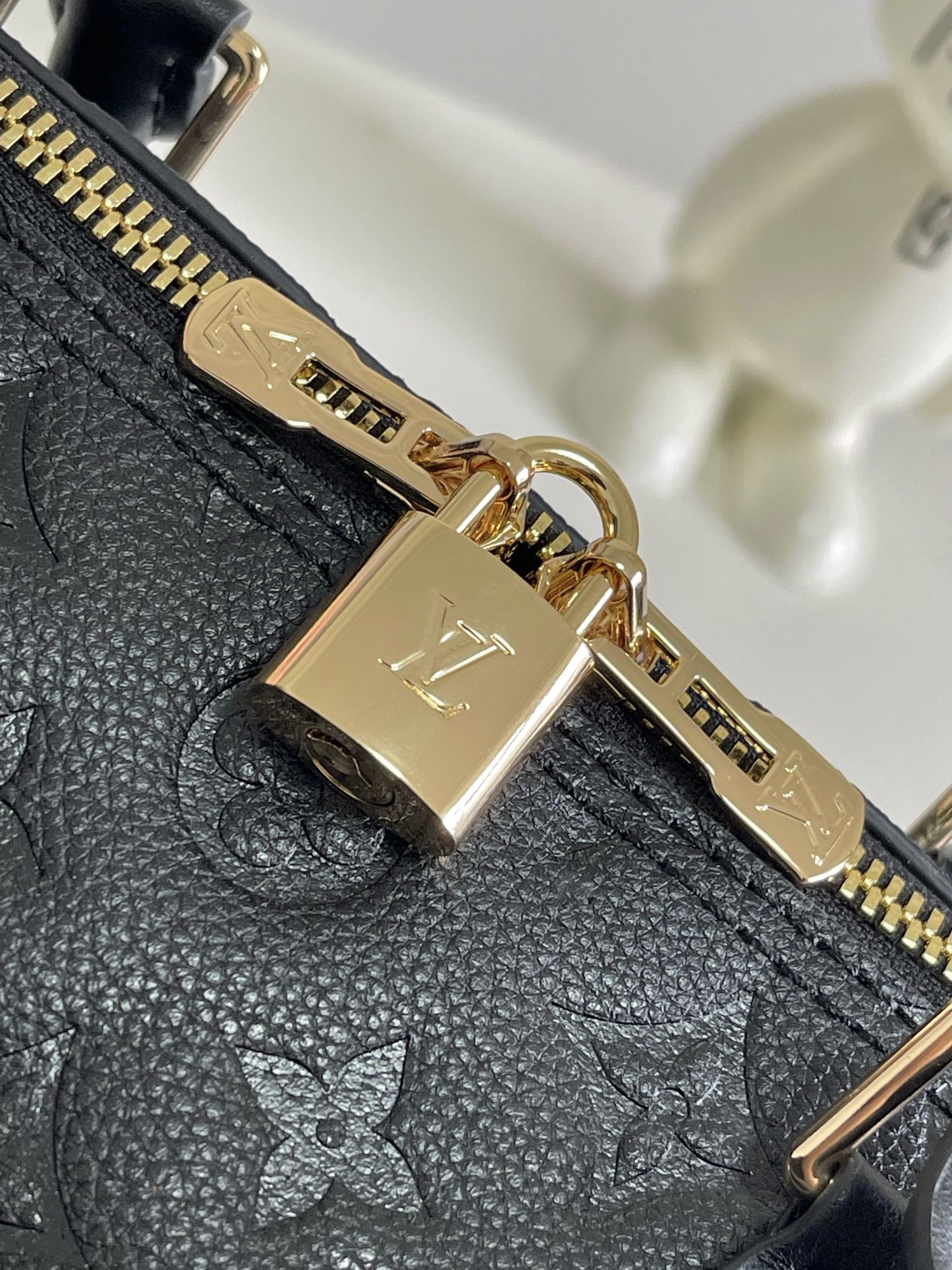 Speedy Soft 30 Dark Monogram Empreinte Leather M47186