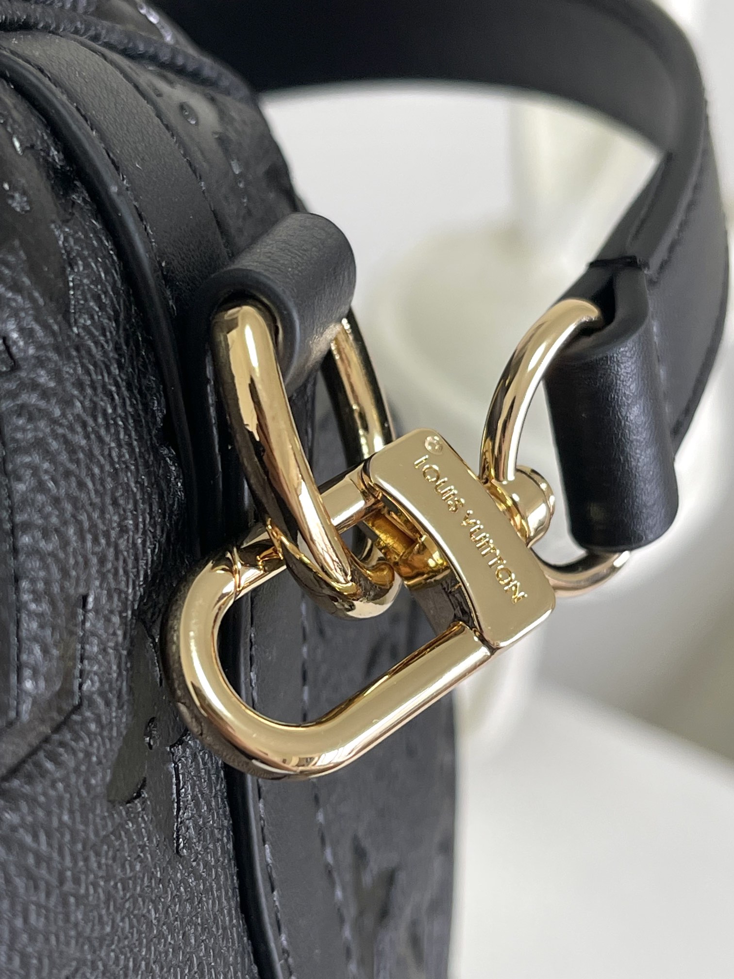 Speedy Soft 30 Dark Monogram Empreinte Leather M47186