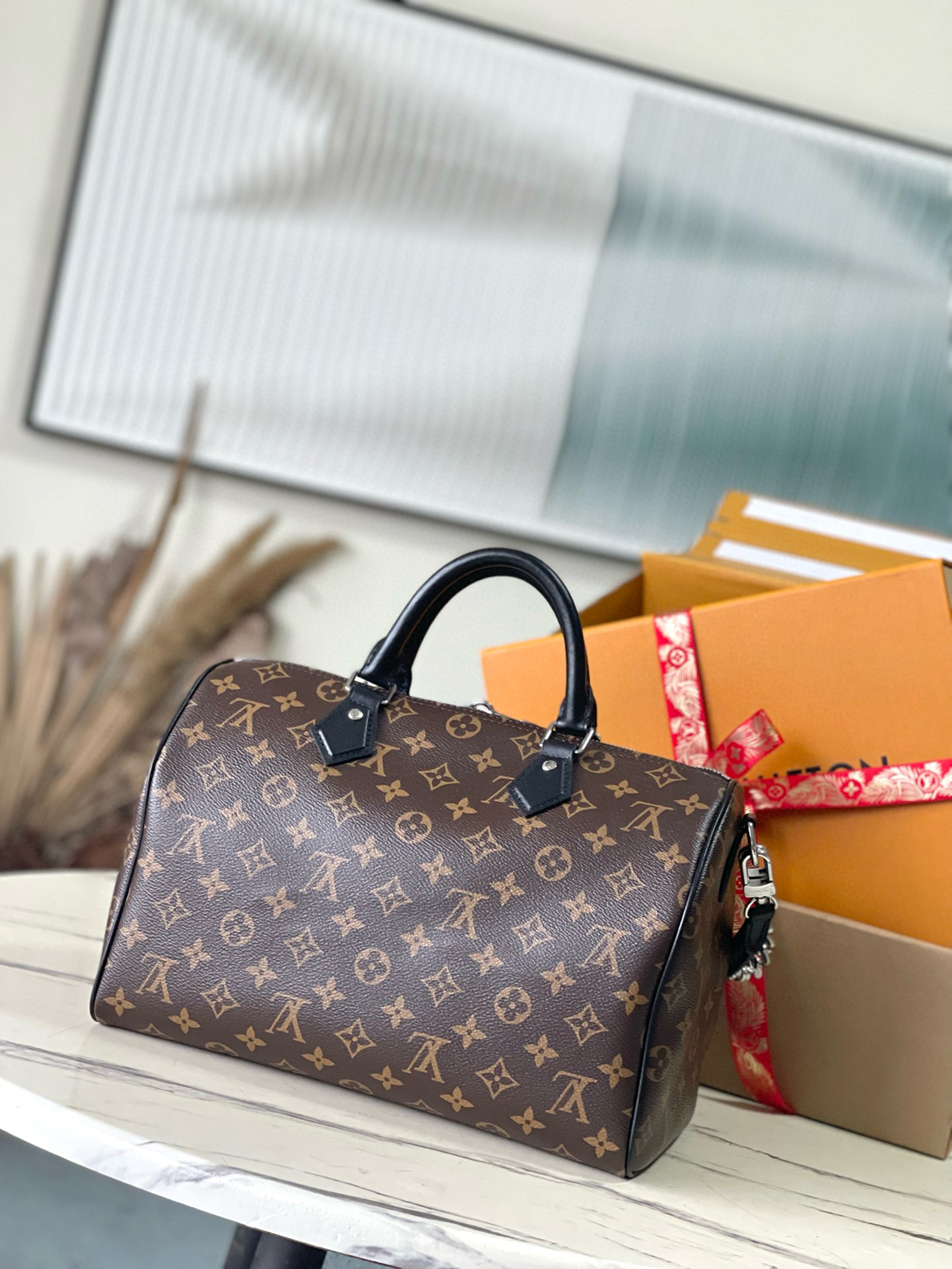 Speedy Soft 30 Dark Monogram M12243