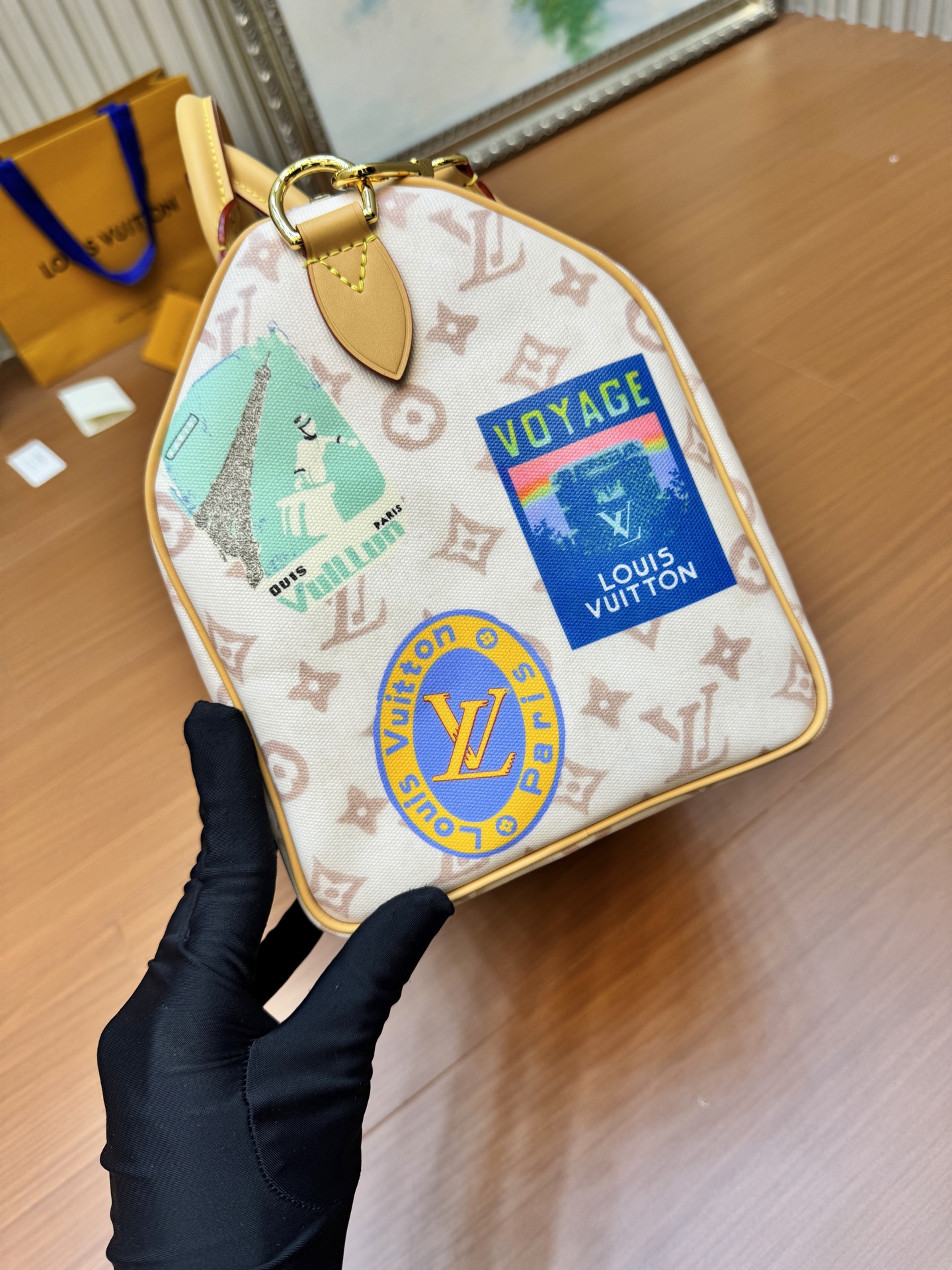 Speedy Soft 30 Monogram Dune M14587